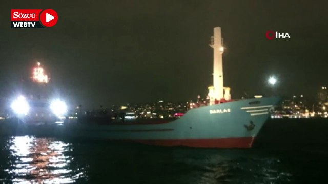 İstanbul Boğazı’nda gemi arıza yaptı, boğaz trafiği askıya alındı