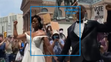 SIMONE : Ce couple célèbre son mariage au milieu des manifestations pour George Floyd