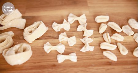 4 formes faciles de pâtes maison sans machine