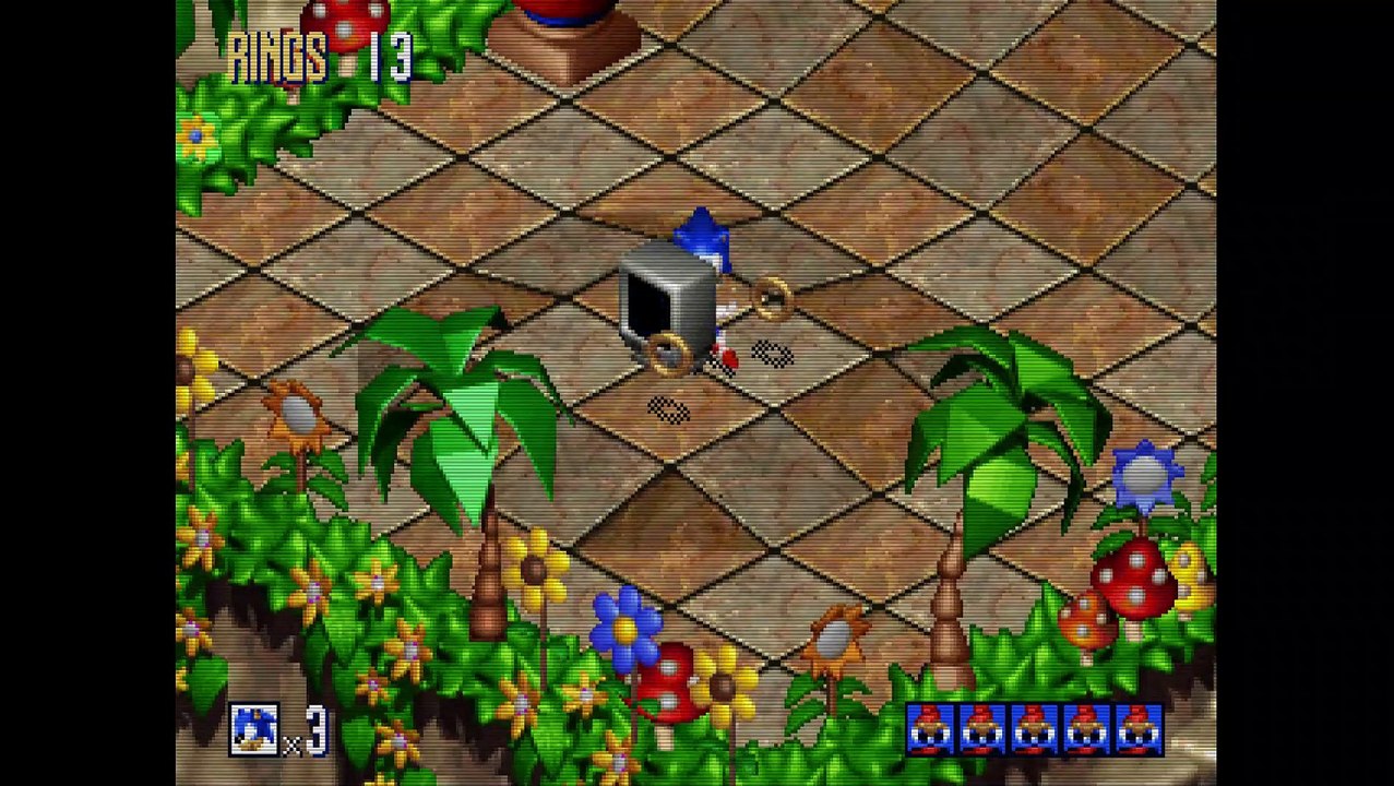 Sonic 3D Sega Saturn Holidays