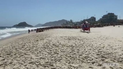 Rescuers Save More Than 600 Swimmers From The Sea In One Weekend.mp4