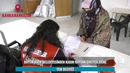 Video herunterladen: Mansur Yavaş duyurdu: Kadın hayvan üreticilerine yem desteği