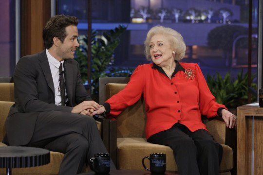 Betty White Said Ryan Reynolds Still Has a Crush On Her