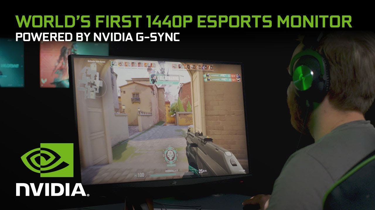 WORLD’s FIRST 1440p Esports Monitors – Powered by NVIDIA G-SYNC
