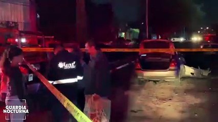 Cuatro lesionados dejó un aparatoso percance vial en la colonia Parques Zapopan