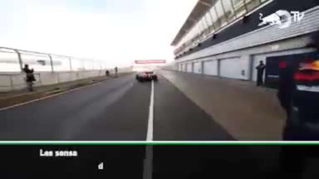 F1 - Verstappen en piste à Silverstone