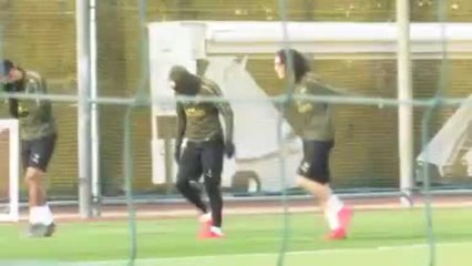 Arsenal - Quand les joueurs s'entraînent à célébrer leurs buts