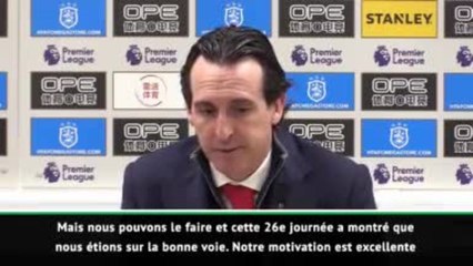 26e j. - Emery : "Nous pouvons finir devant Manchester United"