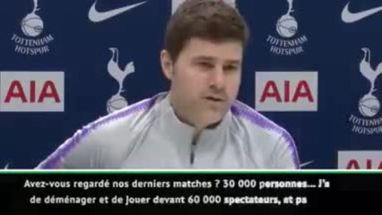 Tottenham - Pochettino : "Difficile de jouer dans notre nouveau stade avant la fin de saison"
