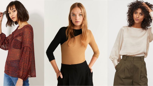 FEMME ACTUELLE - Blouses et petits hauts : tous les modèles tendance de l'automne à moins de 20 €