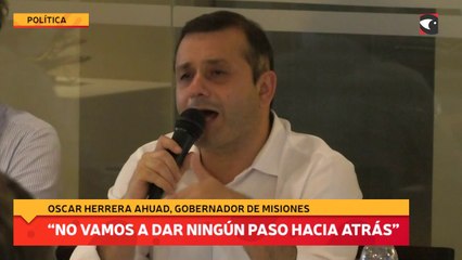 “No vamos  a dar ningún paso hacia atrás”