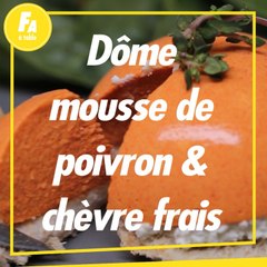 FEMME ACTUELLE - Dômes à la mousse de poivrons