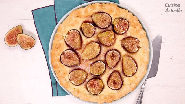 CUISINE ACTUELLE - Tarte aux figues et à la poudre d'amandes