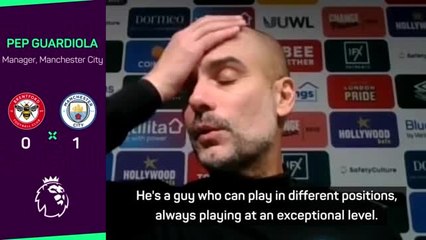 Download Video: Foden had nothing to prove against Brentford - Guardiola