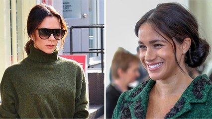 FEMME ACTUELLE - Quand Victoria Beckham porte la même robe que Meghan Markle !