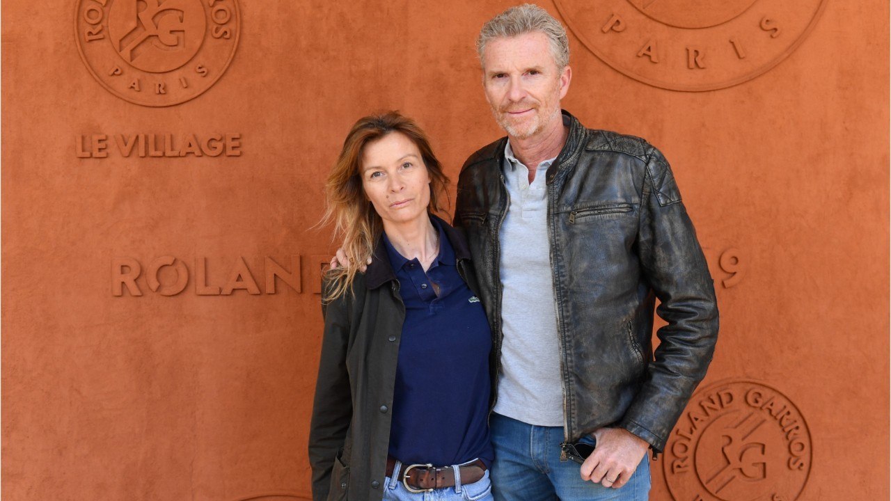 FEMME ACTUELLE - 16 ans d'amour ! Denis Brogniart et sa femme Hortense plus complices que jamais à Roland-Garros 2019