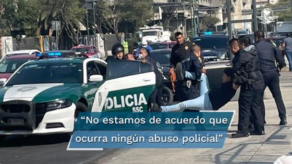 Suspenden a policías de la CDMX por presunta agresión a diputada federal del PT