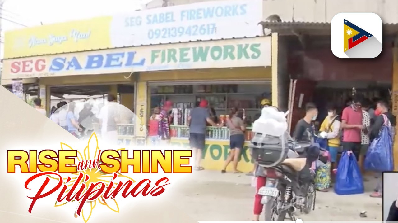 Mga mamimili ng paputok at pailaw sa Bocaue, Bulacan, dagsa na