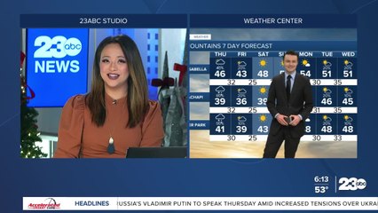 23ABC Evening weather update December 29, 2021