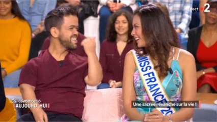 FEMME ACTUELLE - Quand Vaimalama Chaves vanne Anouar Toubali sur sa petite taille !