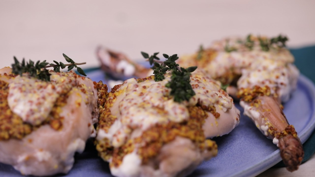 CUISINE ACTUELLE - Lapin Rôti à la moutarde