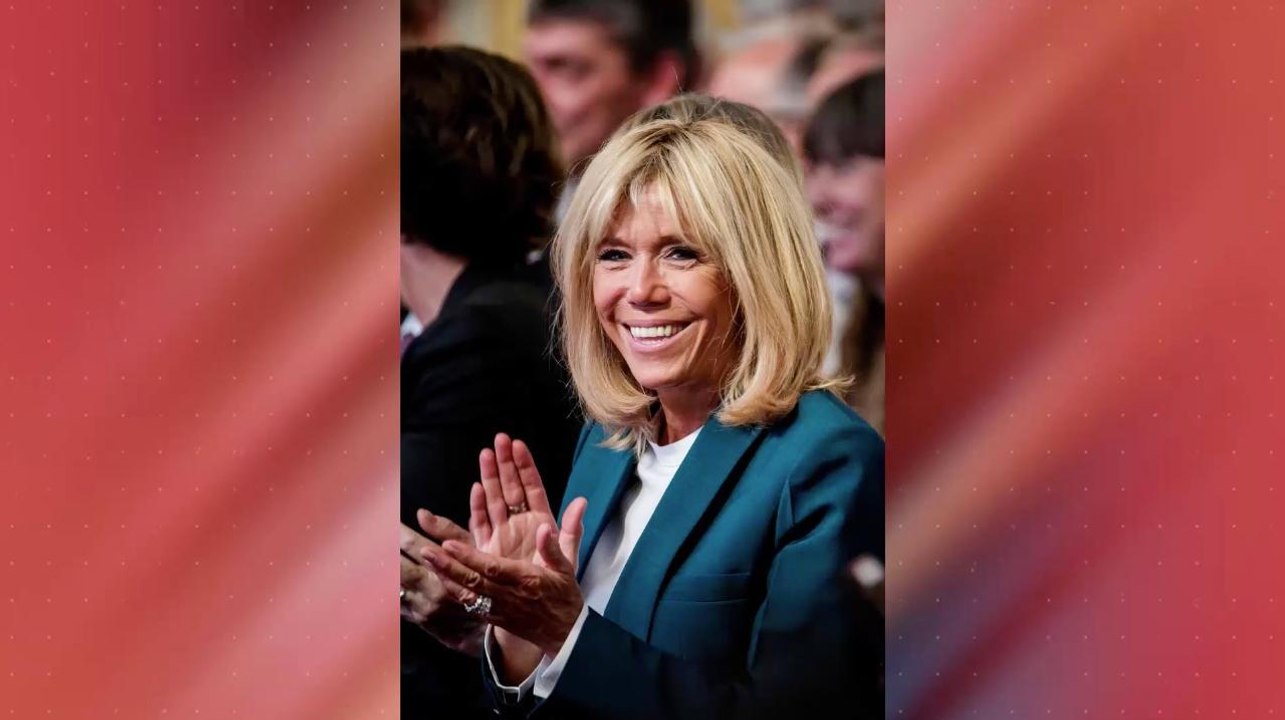 FEMME ACTUELLE - Brigitte Macron s'éclate avec Pascal Obispo et Dany Boon à l'anniversaire de Line Renaud