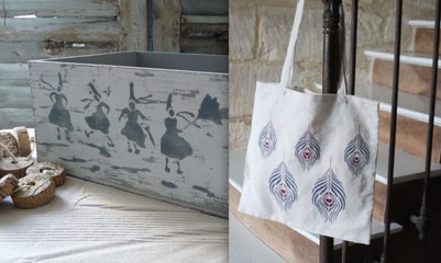 FEMME ACTUELLE Les astuces pour réussir la peinture en bâton sur un pochoir