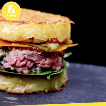 FEMME ACTUELLE - Burger galettes de pommes de terre
