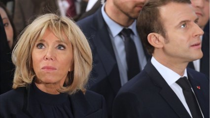 FEMME ACTUELLE - Quand Brigitte Macron s'excuse car le président n'est pas présentable : "Il n'est pas visible"