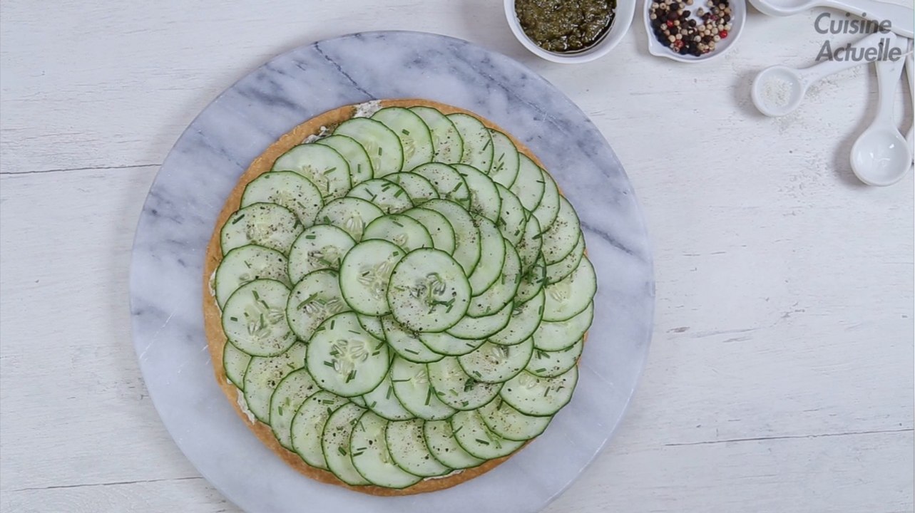 Tarte au concombre