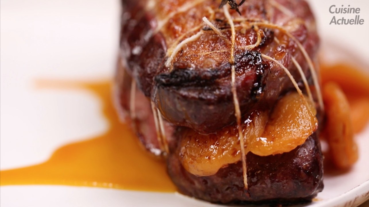 Rôti de magrets aux fruits secs