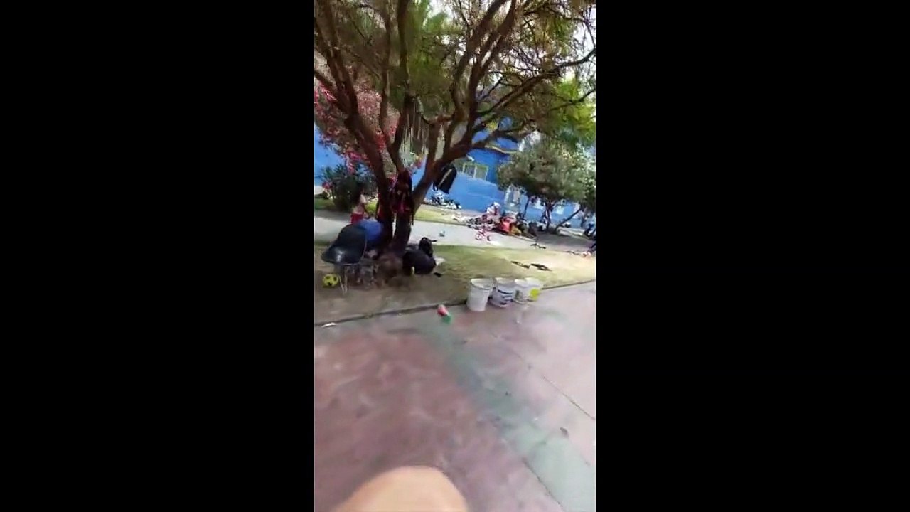 Ahora inmigrantes ilegales llenan otra plaza en Iquique - Lo que callan los medios