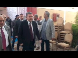 هشام توفيق وزير قطاع الاعمال يدلي بصوته في الاستفتاء