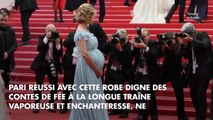 FEMME ACTUELLE - Sylvie Tellier, enceinte, elle affiche un ventre très rond dans une sublime robe de princesse à Cannes