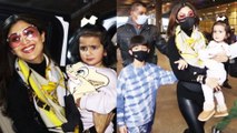 Shilpa Shetty Reacts As Paparazzi Ask Her Son Viaan To Take Off Mask At Mumbai Airport