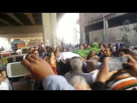 بحضور محمود حميدة تشييع جنازة إسماعيل محمود بالإسكندرية