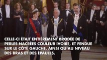 FEMME ACTUELLE - Letizia d’Espagne sublime dans une robe de princesse pour un dîner au Palais Royal