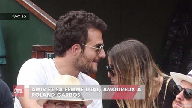 FEMME ACTUELLE - Amir et sa femme Lital, amoureux à Roland-Garros