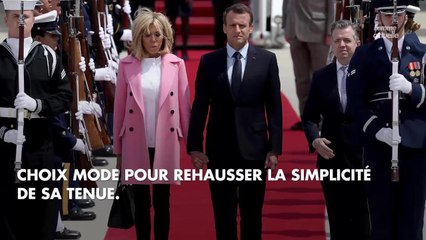 FEMME ACTUELLE - Brigitte Macron ose un nouveau style étonnant pour son voyage aux USA