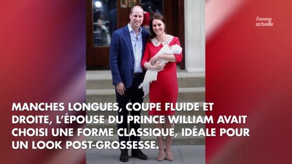 FEMME ACTUELLE - Le look de Kate Middleton pour présenter son royal baby : un hommage à Diana ?