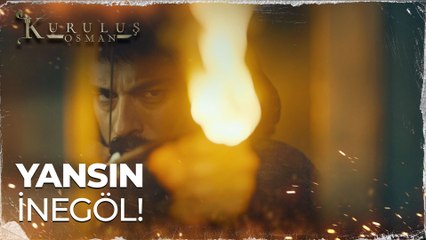 Osman Bey İnegöl kalesini yakıyor!  - Kuruluş Osman 77. Bölüm