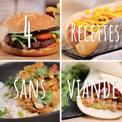 4 recettes sans viande