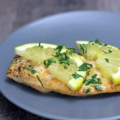 Chicken breast with lemon butter