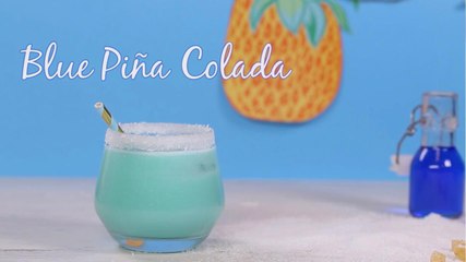 CUISINE ACTUELLE - Cocktail : Blue Piña Colada