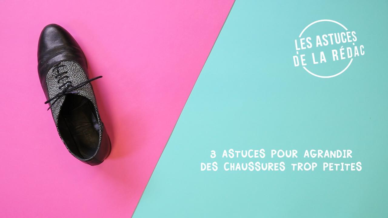 7 astuces pour agrandir des chaussures neuves trop petites : Femme Actuelle  Le MAG