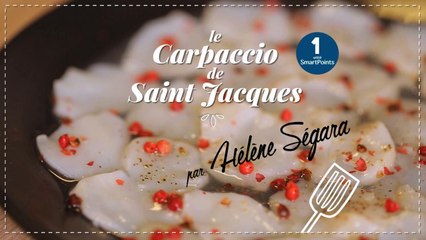 Le carpaccio de Saint-Jacques par Hélène Ségara