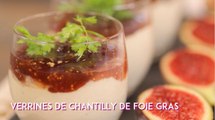 CUISINE ACTUELLE - Verrines de chantilly de foie gras