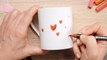 FEMME ACTUELLE - DIY Mug coeurs pour la Saint-Valentin