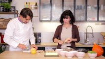 FEMME ACTUELLE - Recette de chef Guy Krenzer : Tarte fina aux pommes et foie gras