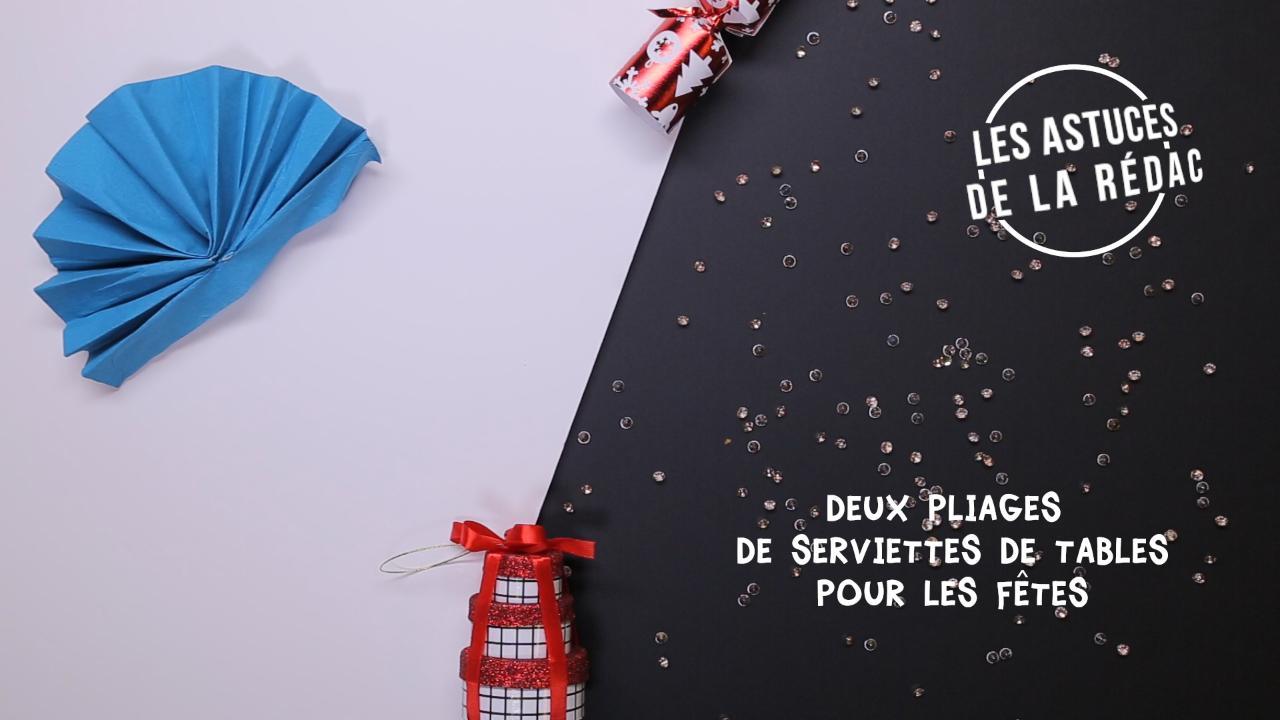Pliage de serviettes pour la table de Noël – EMME – Die Schweizer